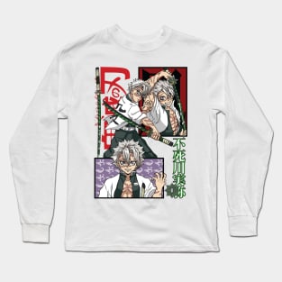 Sanemi Shinazugawa 02 The Tempestuous Wind Hashira Design Long Sleeve T-Shirt